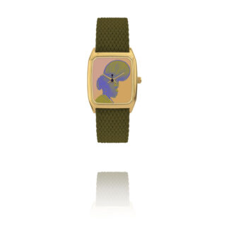 Montre foulahstyle kaki par LAPS chez Dolita-bijoux