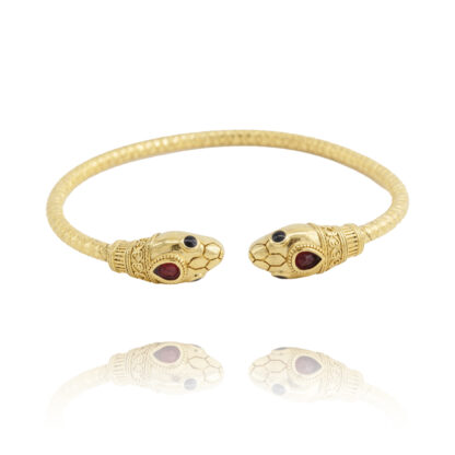 bracelet jonc sissi en grenat par La2L chez Dolita-bijoux